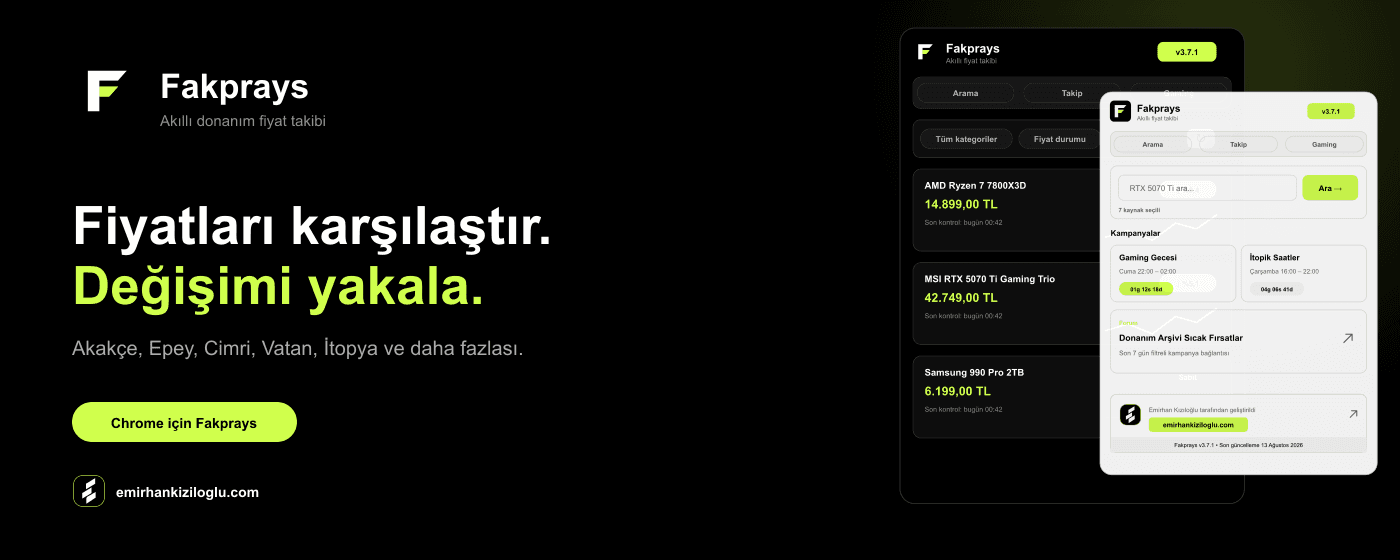 Fakprays Chrome eklentisi