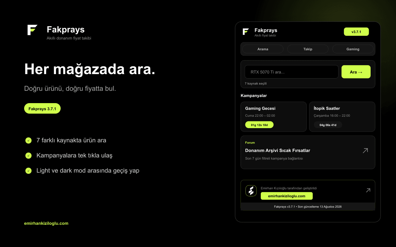 Fakprays multi-store search screen